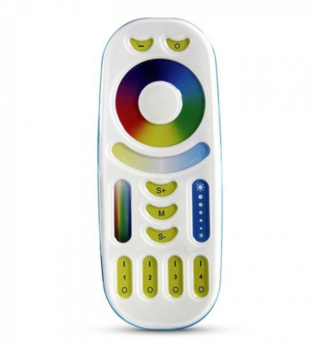 MI-LIGHT AFSTANDSBEDIENING - 4 GROEPEN - RF-RGB +CCT - Outledtl.nl